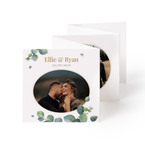 Fold out photo card Square (8 x 8 cm)