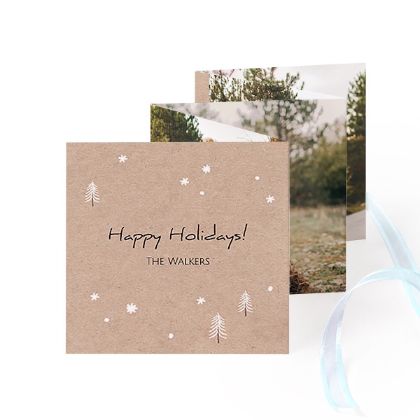 Carte portfolio Carré (lot de 12) ruban Bleu (8 x 8 cm) Carte portfolio Carré (lot de 12) ruban Bleu (8 x 8 cm)