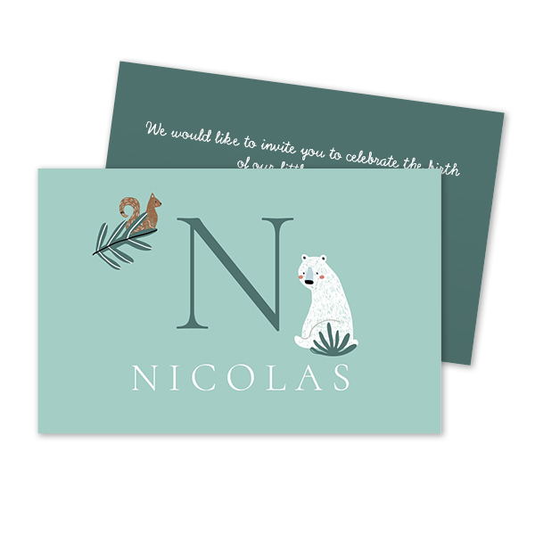Reception Card 8,5 x 5,5 cm Reception Card 8,5 x 5,5 cm