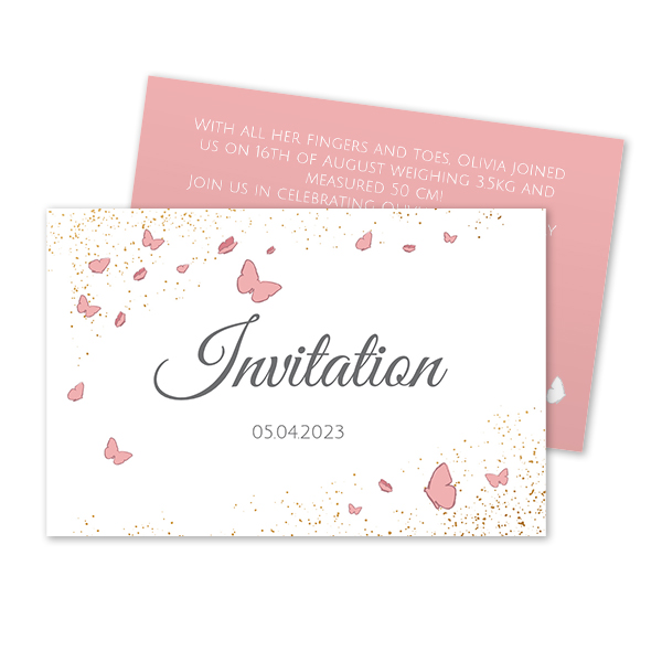 Reception Card 8,5 x 5,5 cm Reception Card 8,5 x 5,5 cm