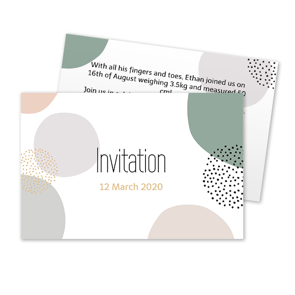 Reception Card 8,5 x 5,5 cm Reception Card 8,5 x 5,5 cm