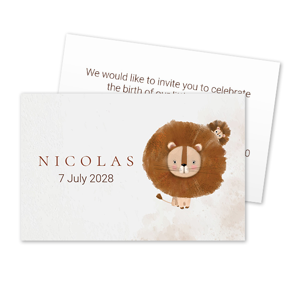 Reception Card 8,5 x 5,5 cm Reception Card 8,5 x 5,5 cm