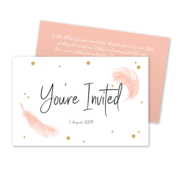 Carton d'invitation 8,5 x 5,5 cm Carton d'invitation 8,5 x 5,5 cm