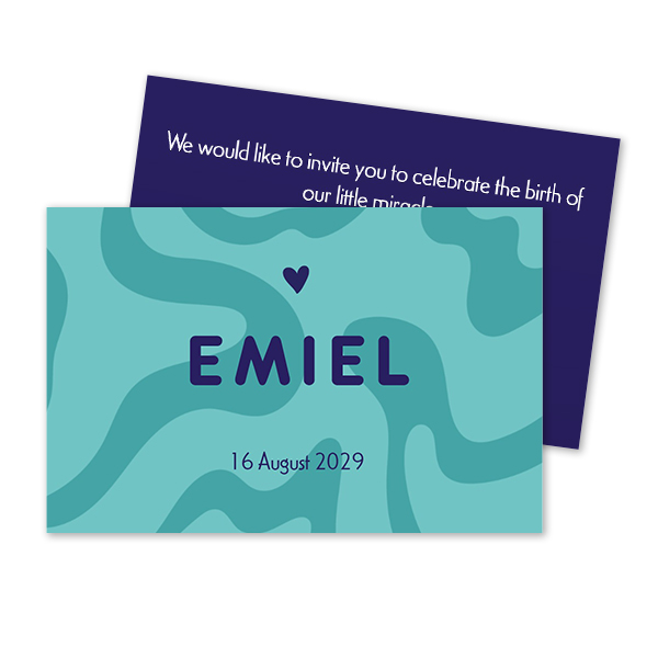 Reception Card 8,5 x 5,5 cm
