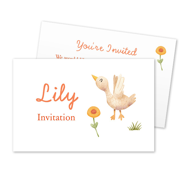 Reception Card 8,5 x 5,5 cm Reception Card 8,5 x 5,5 cm