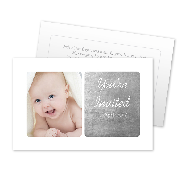 Reception Card 8,5 x 5,5 cm