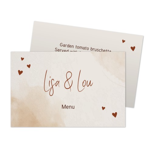 Reception Card 8,5 x 5,5 cm Reception Card 8,5 x 5,5 cm