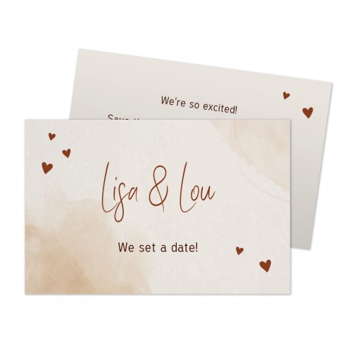 Reception Card 8,5 x 5,5 cm Reception Card 8,5 x 5,5 cm