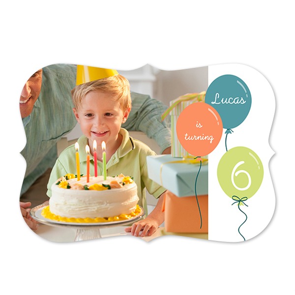 Fotokaart accolade liggend 14,3 x 10 cm