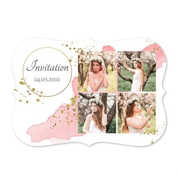 Fotokaart accolade liggend 14,3 x 10 cm Fotokaart accolade liggend 14,3 x 10 cm