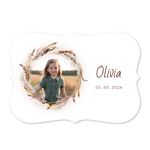 Single card with brackets Landscape 14,3 x 10 cm Single card with brackets Landscape 14,3 x 10 cm