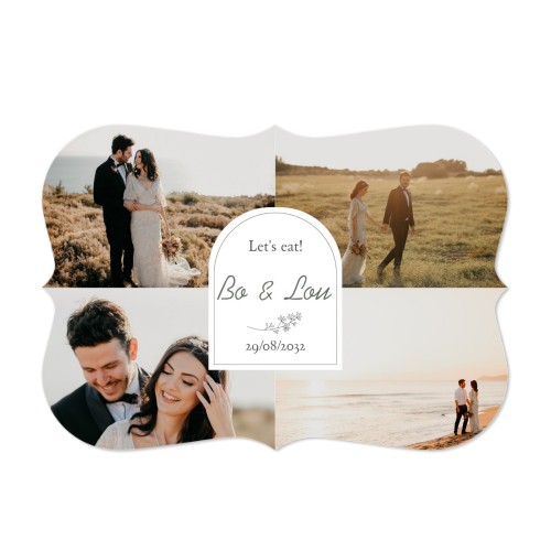Faire-part 1 volet Accolades paysage 14,3 x 10 cm Faire-part 1 volet Accolades paysage 14,3 x 10 cm