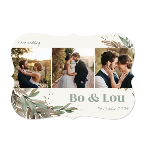 Fotokaart accolade liggend 14,3 x 10 cm Fotokaart accolade liggend 14,3 x 10 cm