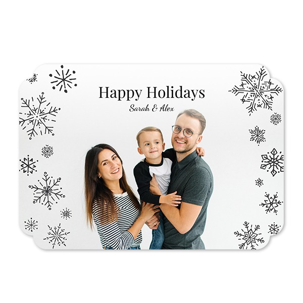 Single Card Double Rounded Horizontal 14,3 x 10 cm