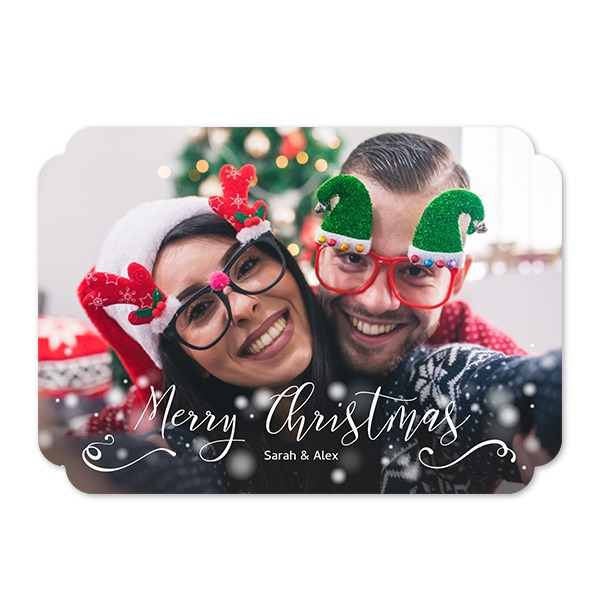 Single Card Double Rounded Horizontal 14,3 x 10 cm