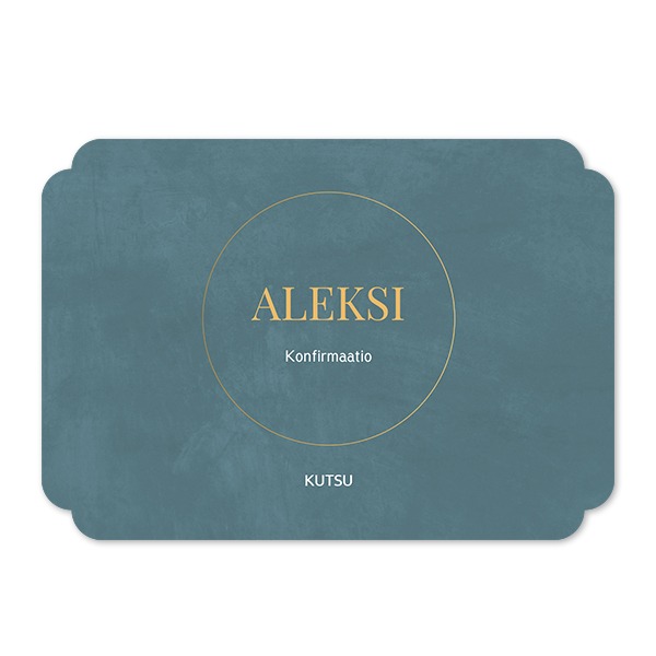 Klassinen Kuvakortti pilven muotoinen vaaka 14,3 x 10 cm