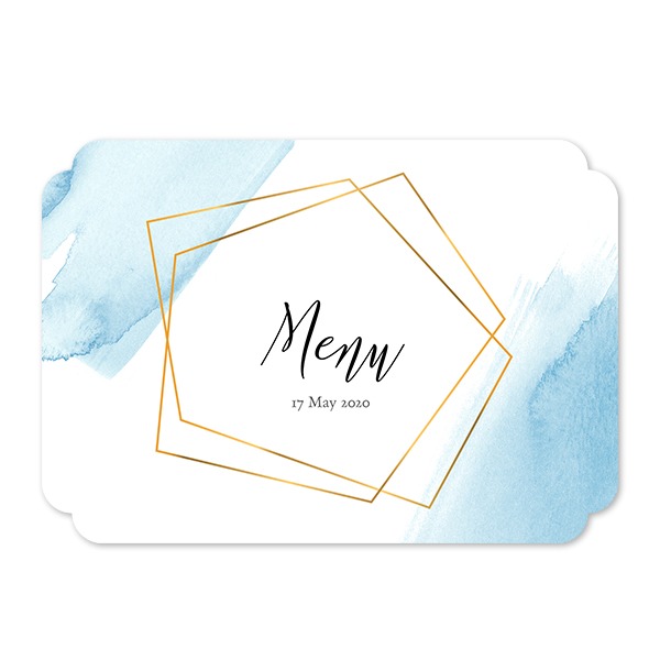Faire-part 1 volet Bords nuage paysage 14,3 x 10 cm Faire-part 1 volet Bords nuage paysage 14,3 x 10 cm