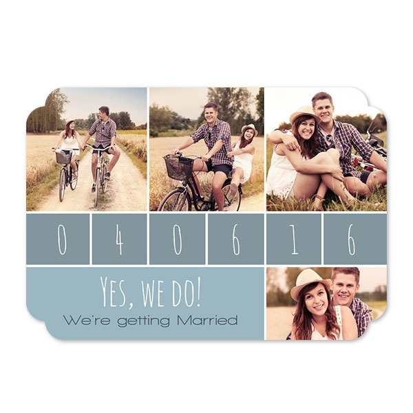 Single Card Double Rounded Horizontal 14,3 x 10 cm