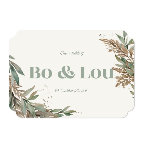 Single Card Double Rounded Horizontal 14,3 x 10 cm