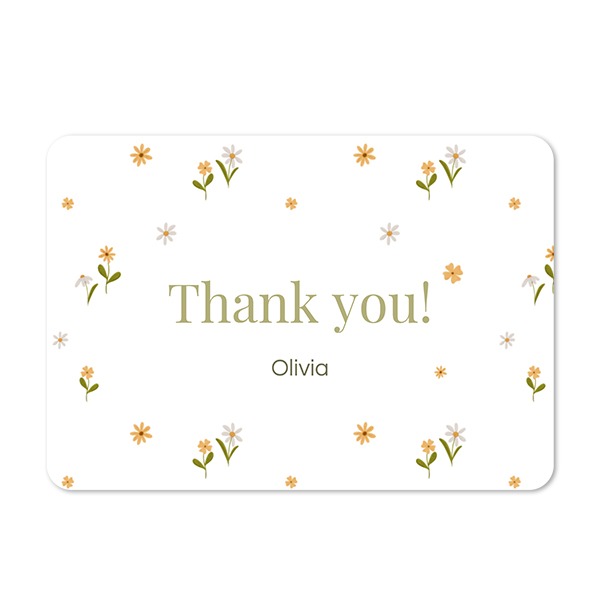 Single card landscape rounded corners 14,3 x 10 cm
