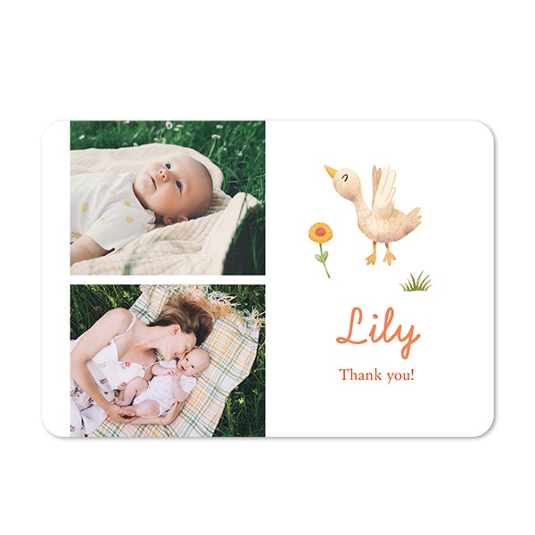 Single card landscape rounded corners 14,3 x 10 cm Single card landscape rounded corners 14,3 x 10 cm