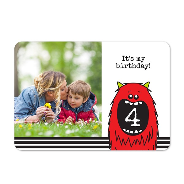 Fotokaart liggend met ronde hoeken 14,3 x 10 cm