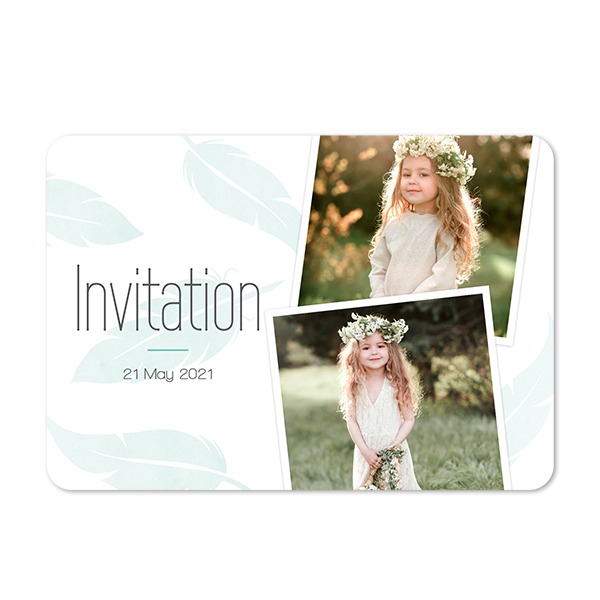 Fotokaart liggend met ronde hoeken 14,3 x 10 cm