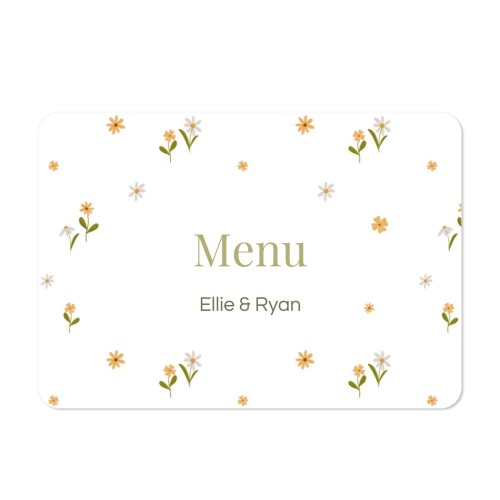 Single card landscape rounded corners 14,3 x 10 cm
