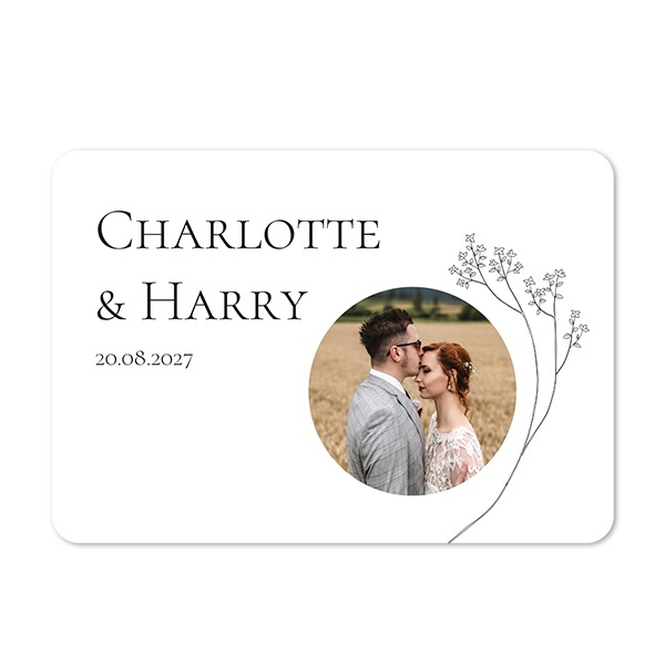 Fotokaart liggend met ronde hoeken 14,3 x 10 cm Fotokaart liggend met ronde hoeken 14,3 x 10 cm