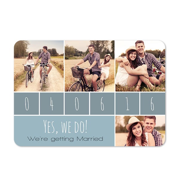 Fotokaart liggend met ronde hoeken 14,3 x 10 cm