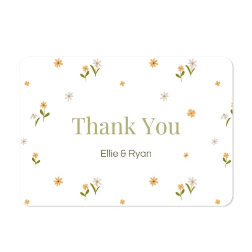 Single card landscape rounded corners 14,3 x 10 cm