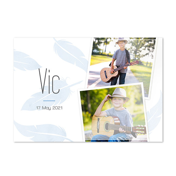 Spot UV Card Horizontal 14,3 x 10 cm Spot UV Card Horizontal 14,3 x 10 cm
