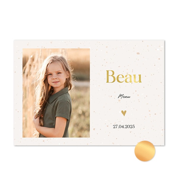 Gold Foil Photo Card Landscape 14,3 x 10 cm Gold Foil Photo Card Landscape 14,3 x 10 cm