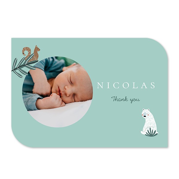 Single Card Half Rounded Horizontal 14,3 x 10 cm Single Card Half Rounded Horizontal 14,3 x 10 cm