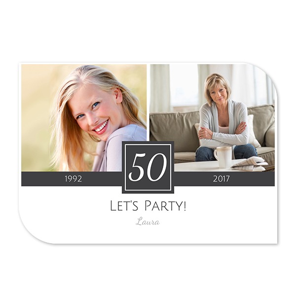 Single Card Half Rounded Horizontal 14,3 x 10 cm