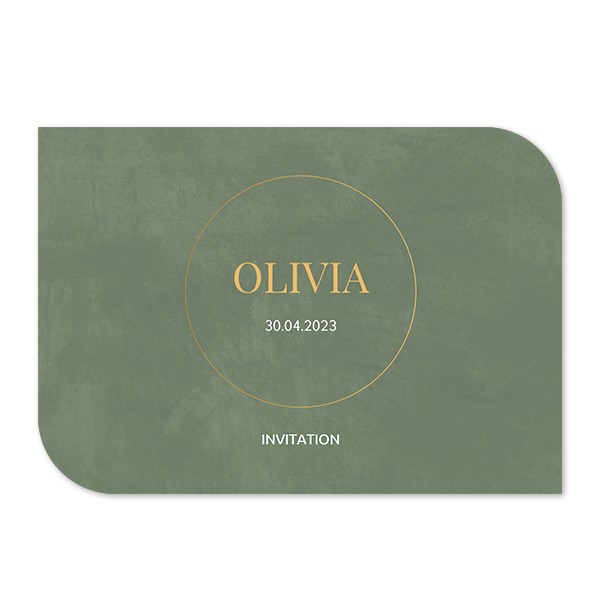 Single Card Half Rounded Horizontal 14,3 x 10 cm