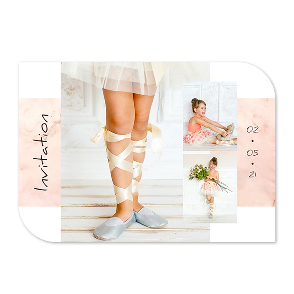 Single Card Half Rounded Horizontal 14,3 x 10 cm