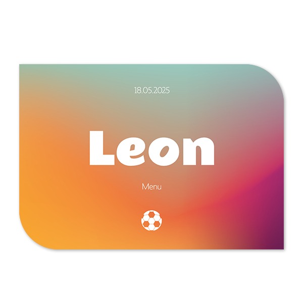 Single Card Half Rounded Horizontal 14,3 x 10 cm