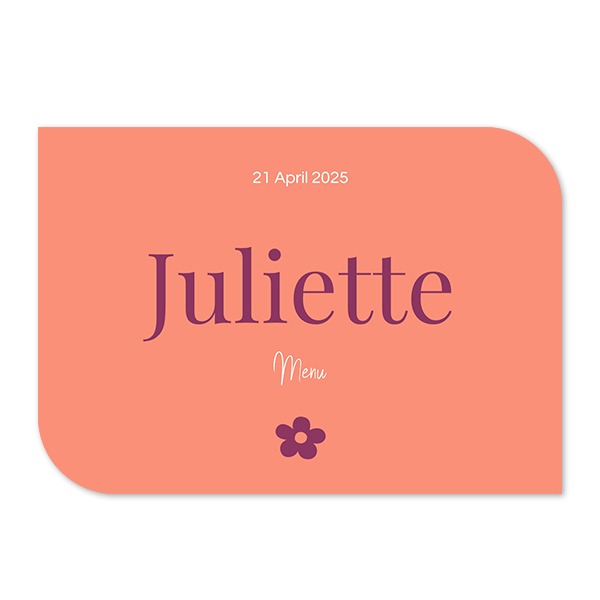 Single Card Half Rounded Horizontal 14,3 x 10 cm