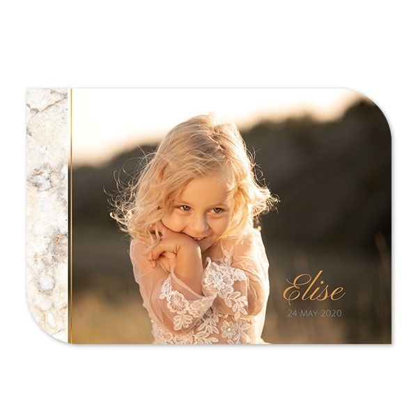 Single Card Half Rounded Horizontal 14,3 x 10 cm