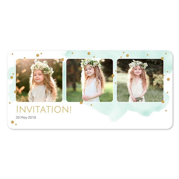 Single Card Panoramic Landscape rounded corners 19,6 x 9,3 cm