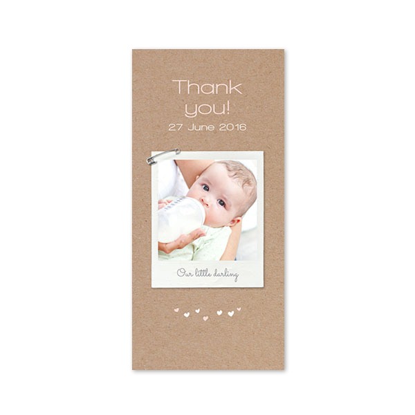 Single Card Panoramic Portrait 9,3 x 19,6 cm