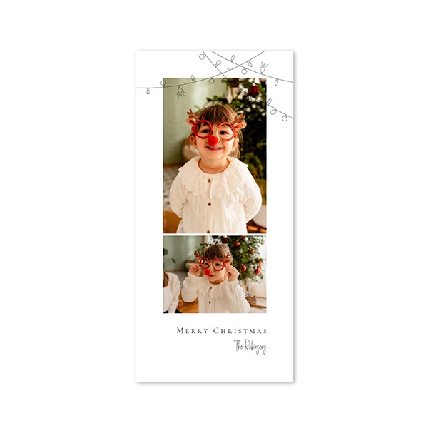 Single Card Panoramic Portrait 9,3 x 19,6 cm