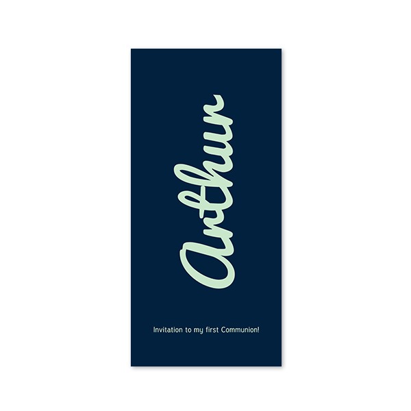 Single Card Panoramic Portrait 9,3 x 19,6 cm