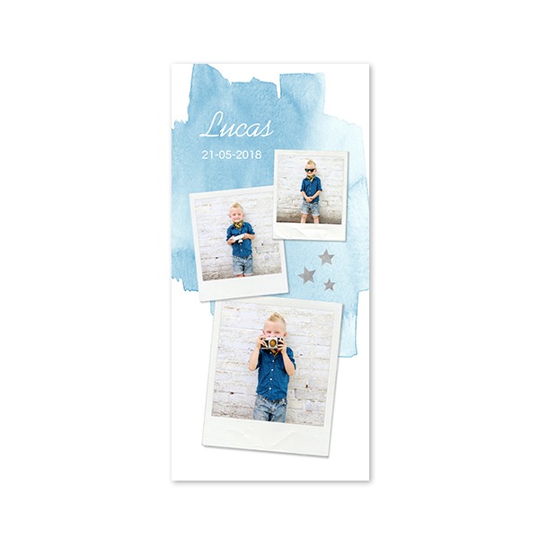 Single Card Panoramic Portrait 9,3 x 19,6 cm
