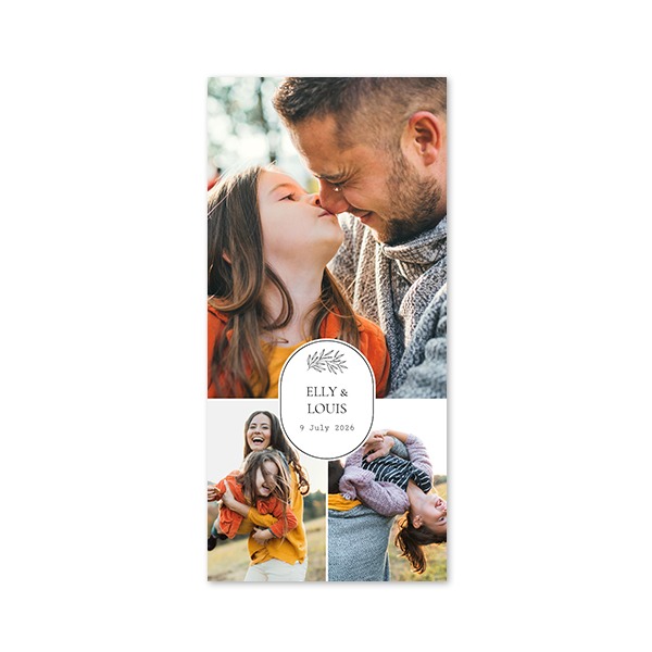 Single Card Panoramic Portrait 9,3 x 19,6 cm Single Card Panoramic Portrait 9,3 x 19,6 cm