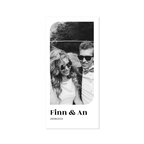Single Card Panoramic Portrait 9,3 x 19,6 cm