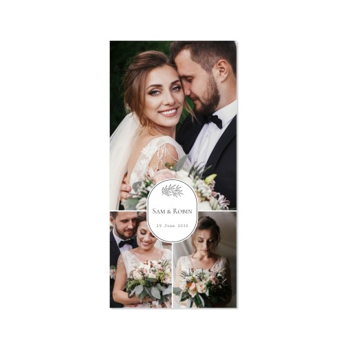 Single Card Panoramic Portrait 9,3 x 19,6 cm