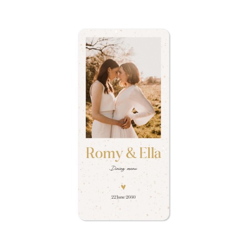 Single Card Panoramic Portrait rounded corners 9,3 x 19,6 cm