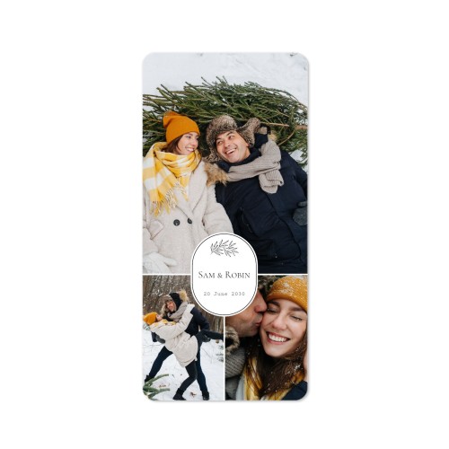Single Card Panoramic Portrait rounded corners 9,3 x 19,6 cm